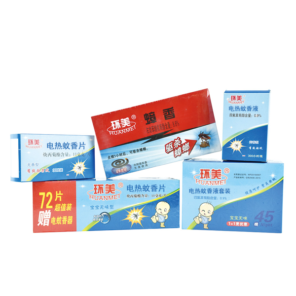 環(huán)美-蟑香、電熱蚊香液、電熱蚊香片